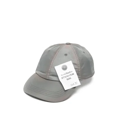 Acne Studios Grey Hats Women In Gray