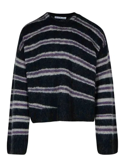 Acne Studios Grey Nylon Blend Sweater