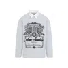 Acne Studios Long Sleeve Graphic Print T-shirt In White