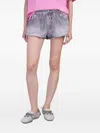 Acne Studios Grey Printed Shorts In Gray