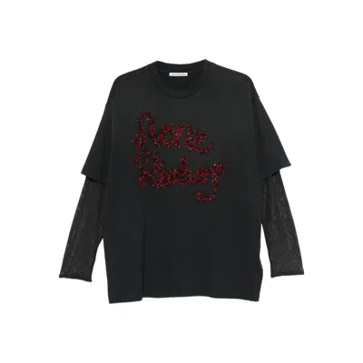 Acne Studios Grey Tops Women In Gray