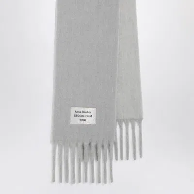 Acne Studios Grey/light Scarf In And Blend In Brown