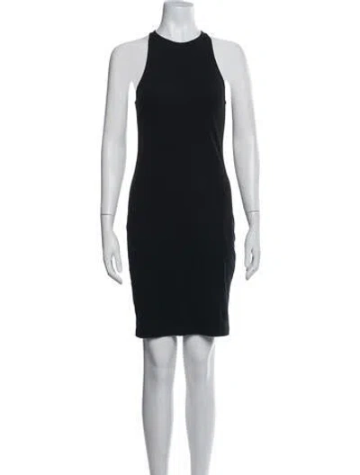 Pre-owned Acne Studios Halterneck Mini Dress In Black