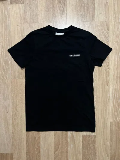 Pre-owned Acne Studios Han Kjøbenhavn Ss20 Casual T-shirt In Black