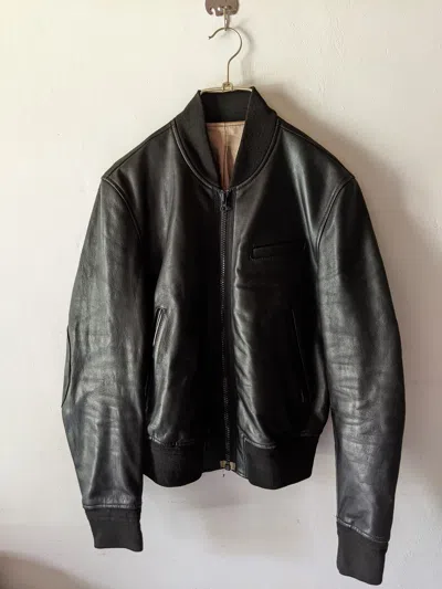 Pre-owned Acne Studios Harley Leather Jacket In Black