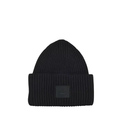 ACNE STUDIOS ACNE STUDIOS HAT - BLACK - WOOL