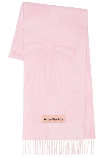 Acne Studios Heavy Scarf In Baby Pink