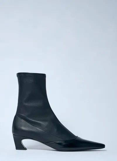Acne Studios Heeled Ankle Boots In Black