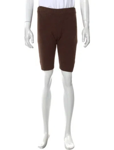 Pre-owned Acne Studios Hemp Jogger Shorts W/ Tags In Brown