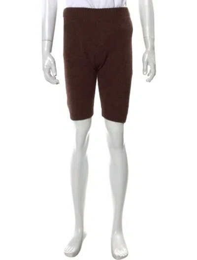 Pre-owned Acne Studios Hemp Jogger Shorts W/ Tags In Brown