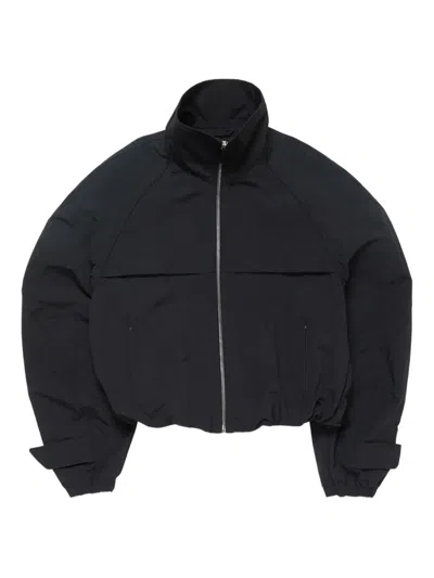Acne Studios High-collar Zip-up Jacket In Black