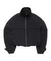 Acne Studios High-collar Zip-up Jacket In Black