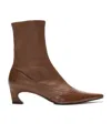 Acne Studios Ankle Boot In 295 Cognac Brown