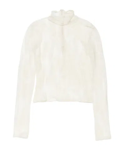 Acne Studios High-neck Blouse In White