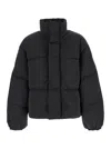 Acne Studios Black Puffer Down Jacket In Black