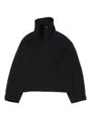 Acne Studios High-neck Zip-up Jacket In Black