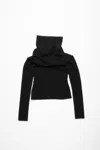 Acne Studios High Neckline Blouse In Black