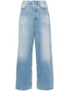 Acne Studios High-rise Wide-leg Jeans In Blue