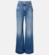Acne Studios High Waist Wide-leg Jeans In Blue