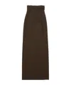 Acne Studios High-waisted Checked Skirt In Brown