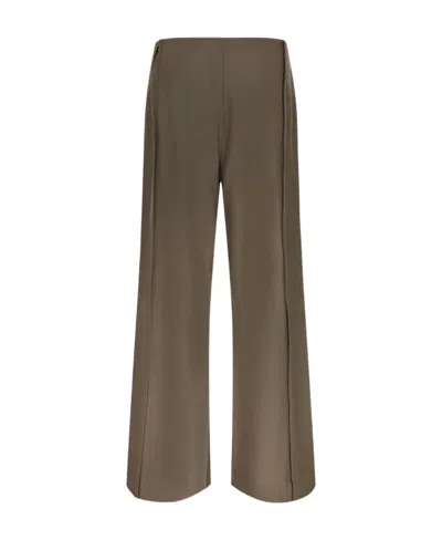 Acne Studios High-waisted Wide-leg Trousers In Brown