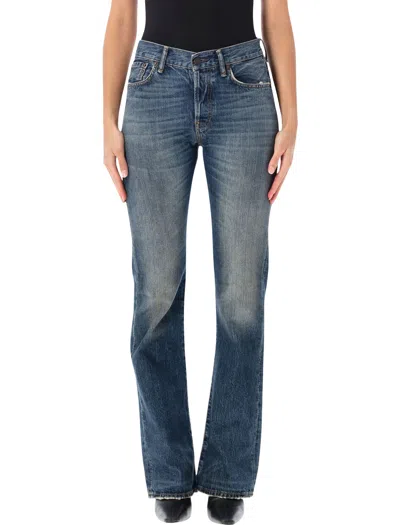 Acne Studios High-rise Bootcut Jeans In Black