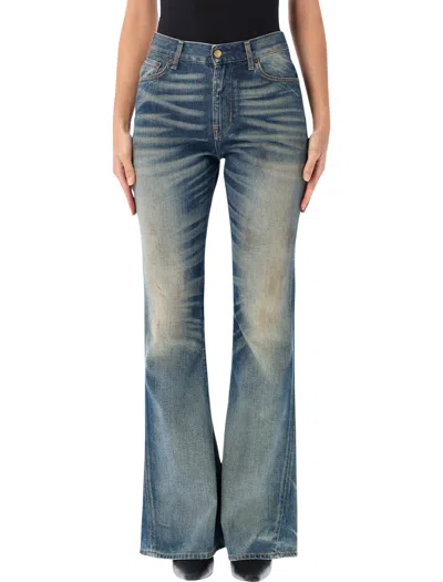 Acne Studios High-rise Flare Jeans In Blue