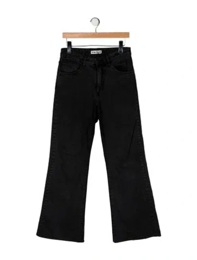 Pre-owned Acne Studios High-rise Flared Jeans In Black