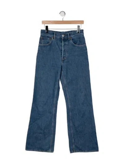 Pre-owned Acne Studios High-rise Flared Jeans In Blue