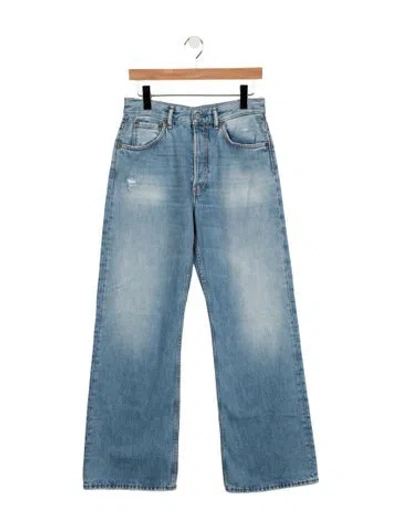 Pre-owned Acne Studios High-rise Flared Jeans In Blue