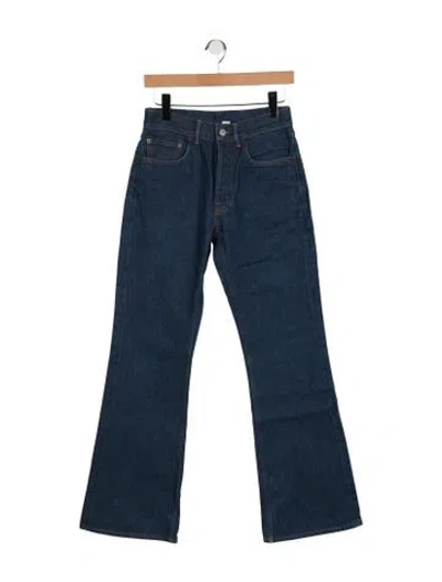 Pre-owned Acne Studios High-rise Flared Jeans In Blue