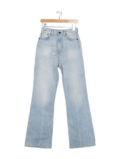 Pre-owned Acne Studios High-rise Flared Jeans In Blue