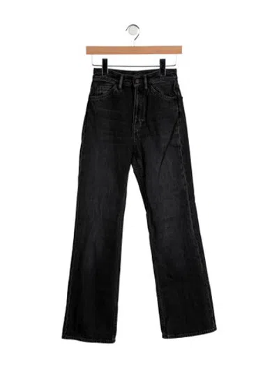 Pre-owned Acne Studios High-rise Flared Jeans In Blue