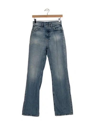 Pre-owned Acne Studios High-rise Flared Jeans In Blue