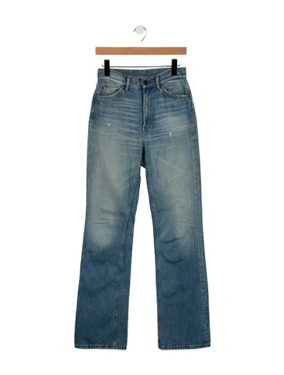 Pre-owned Acne Studios High-rise Flared Jeans In Blue