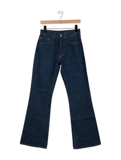 Pre-owned Acne Studios High-rise Flared Jeans In Blue