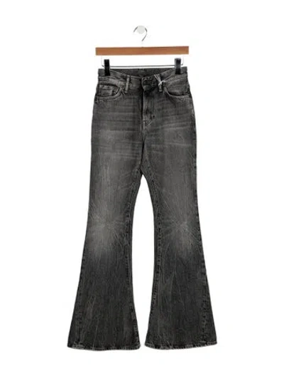Pre-owned Acne Studios High-rise Flared Jeans In Gray