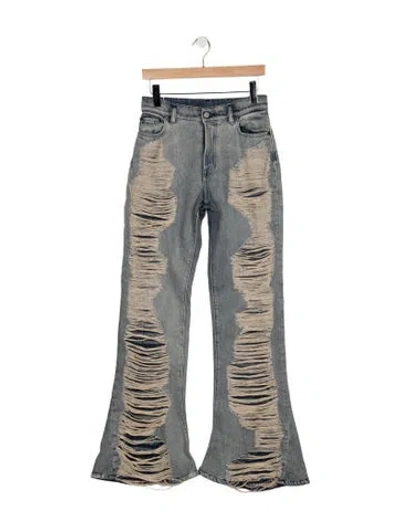 Pre-owned Acne Studios High-rise Flared Jeans W/ Tags In Blue