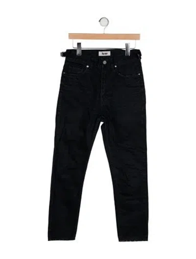 Pre-owned Acne Studios High-rise Skinny Leg Jeans In Black