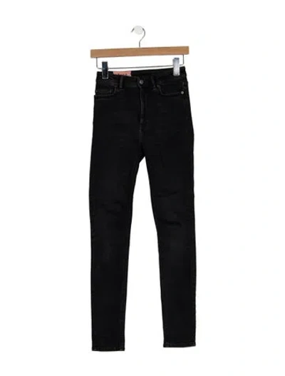 Pre-owned Acne Studios High-rise Skinny Leg Jeans In Blue