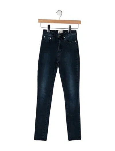 Pre-owned Acne Studios High-rise Skinny Leg Jeans In Blue