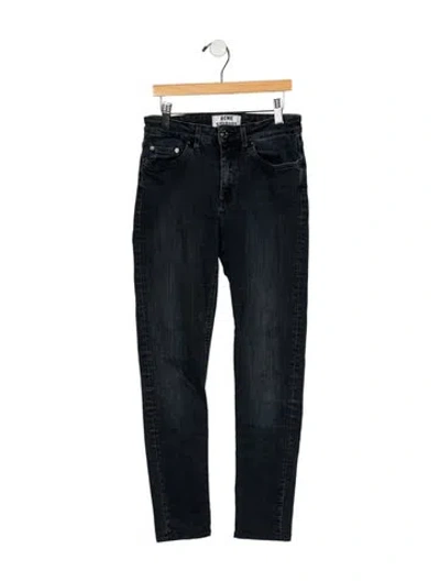 Pre-owned Acne Studios High-rise Skinny Leg Jeans In Blue