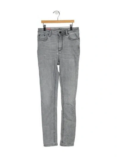Pre-owned Acne Studios High-rise Skinny Leg Jeans In Blue