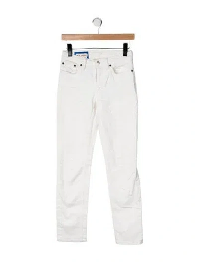 Pre-owned Acne Studios High-rise Skinny Leg Jeans In Neutrals