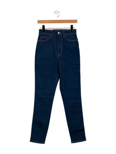 Pre-owned Acne Studios High-rise Skinny Leg Jeans W/ Tags In Blue