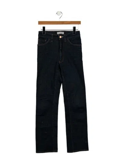 Pre-owned Acne Studios High-rise Straight Leg Jeans In Blue