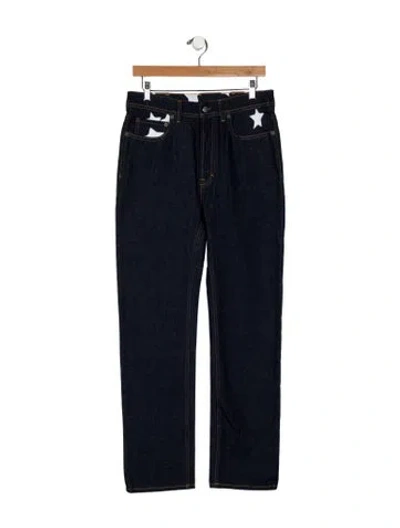 Pre-owned Acne Studios High-rise Straight Leg Jeans In Blue