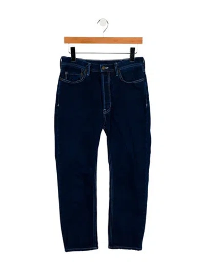 Pre-owned Acne Studios High-rise Straight Leg Jeans In Blue