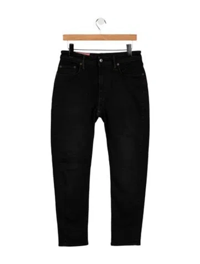 Pre-owned Acne Studios High-rise Straight Leg Jeans In Blue