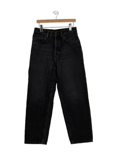 Pre-owned Acne Studios High-rise Straight Leg Jeans In Blue